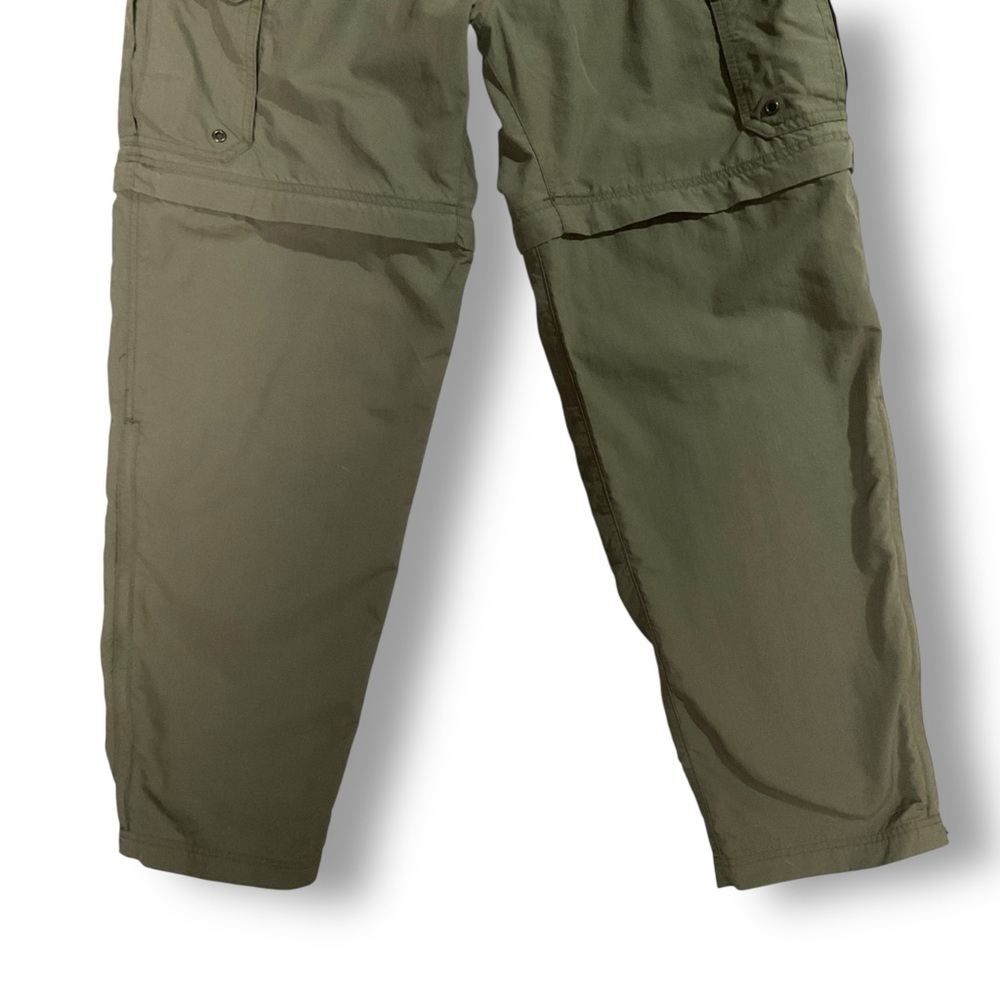 REI Mens Convertible Cargo Hiking Pants Sz M Zip Off Green Hiking Travel - Picture 3 of 11